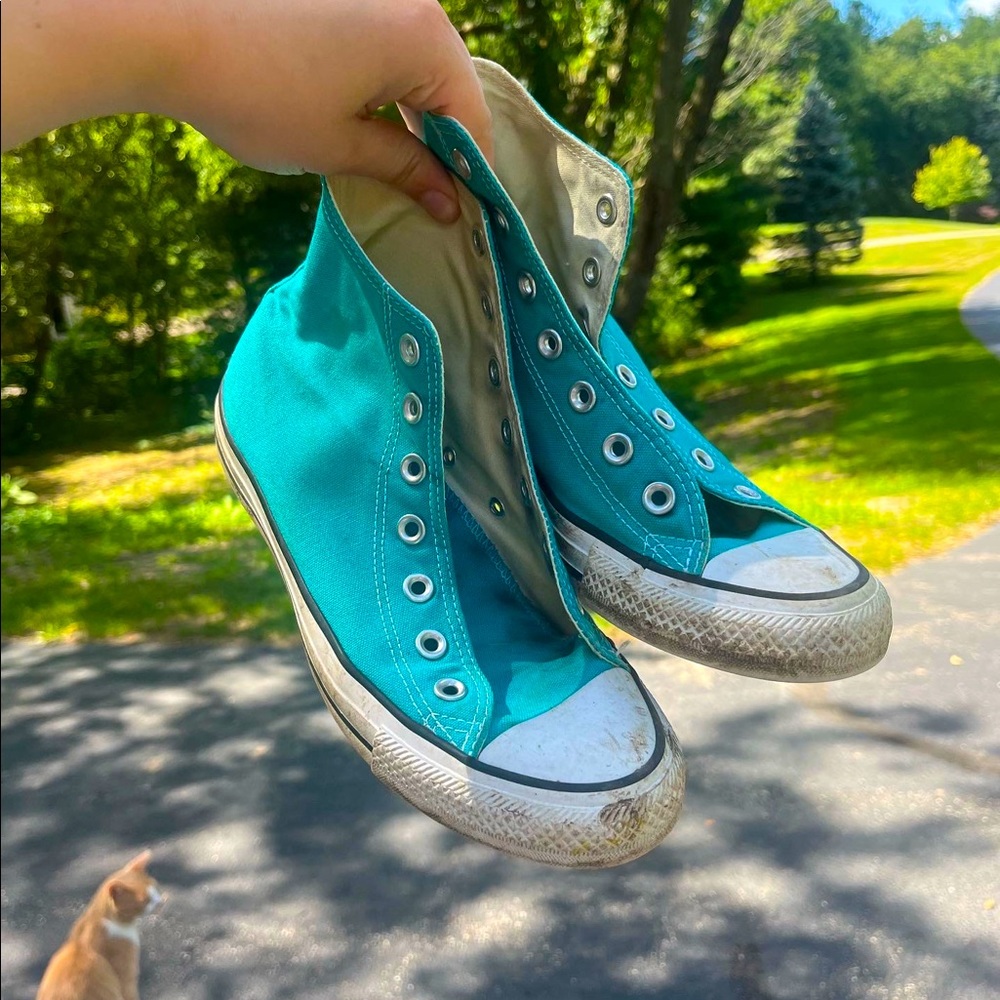Teal Converse